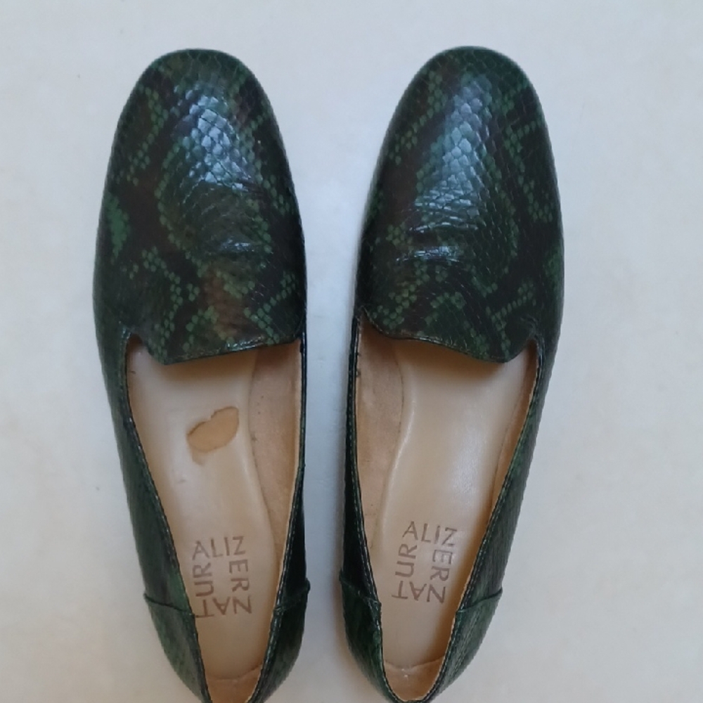 Naturalizer Emerald Snake Pattern Slip-On Loafers - Picture 9 of 10